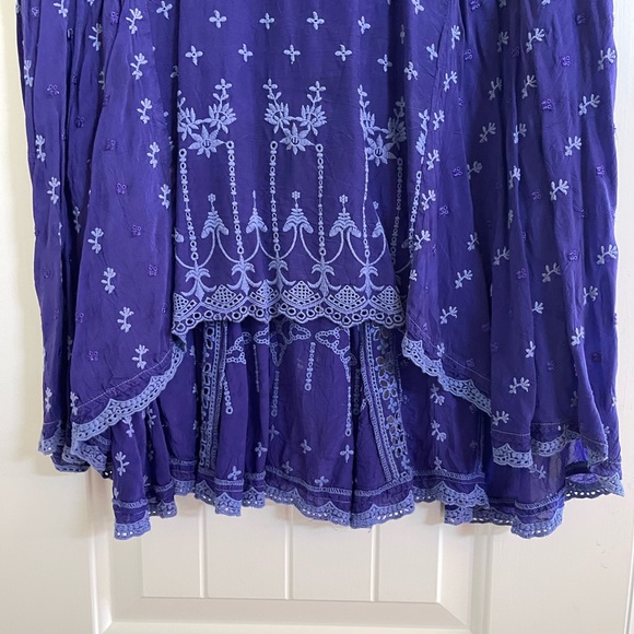 Johnny Was Medium beautiful purple top - Picture 5 of 5